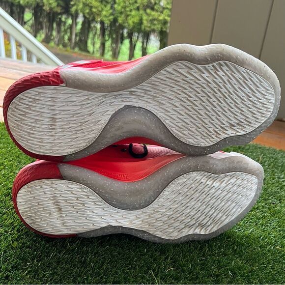 Adidas Dame 7 EXTPLY R.C.O.T.A H68986 Men’s Size 13.5 Basketball Red White Shoes - Picture 8 of 11